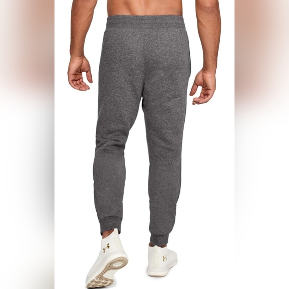 Under Armour Men's NWT Gray UA Rival Fleece Jogger Pants Size 5XL - Picture 9 of 12